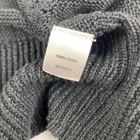 J Jill Cardigan Women's Size Small Petite 100% Linen Black - Picture 12 of 13